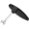 VOSAREA Golfs Spike Wrench Nero in Acciaio e Plastica per Tacchetti | Scarpe da Golf, Accessorio Bits, Impugnatura Comoda, Installazione e Rimozione Rapide