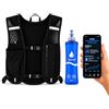 VENMON NATURALMENTE Gilet da corsa da uomo e donna con borraccia da 250 ml, gilet di idratazione Trail Running ultraleggero, zaino da corsa traspirante con tasca per cellulare e regolazione riflettente per corsa (gilet