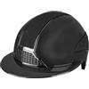 SWING H24 Lady Spark Casco da equitazione nero lucido + glitter 59-61 cm