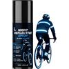 Generico Spray Riflettente Liquido Istantaneo Ad Asciugatura Rapida E Di Lunga | Vernice Spray Luminosa da 100 ml per Ciclismo Notturno per Bici Moto Casco Abbigliamento Passeggino Skateboard