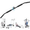 ZQINGQING Accessori Palestra 39.4'' LAT Pull Down Bar 360 Swivel Fitness Grip for Pulley System Gym Pulldown Handle Attachments for Cable Machine