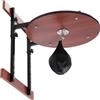 Luntra Speed Bag Piattaforma da parete regolabile in altezza, con rotazione a 360° e piastra rotonda da 60 cm, set di allenamento per boxe, fitness, allenamento a casa