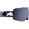 Spect Red Bull Spect Eyewear CHUTE-02 - Occhiali da sci da uomo, colore nero/fumo con specchio argentato, taglia L