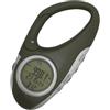 WOONEKY Altimetro Barometro Termometro Portatile Moschettone, ABS, Verde, Misurazione Dell'altitudine della Temperatura, per Alpinismo