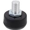 Healeved Freno per Pattini Roller a Doppia, Regolabile, Gomma Nera
