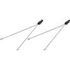 Nicht Angegeben Set di 2 parafanghi per bicicletta da 26 pollici, regolabili, 300-320 mm, V2A, antiruggine