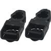 EfforPrac Fibbia a sgancio rapido per snorkeling e apnea, accessorio funzionale in plastica nera (tipo B)