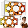 Neo-Sport Orange, Porta da Calcio, 180 x 120 cm, Impermeabile, Arancione Gioventù Unisex