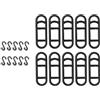 ECVGHD 20 cinghie di fissaggio per manubrio e fanali | Supporto per torcia, supporto per manubrio, fascia elastica per luce anteriore, facile da installare, bici da strada