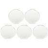 Abaodam 5 Pezzi Marcatore Golf Rotondo in Ferro Argento, Pratico per | Lavorazione Fine e Semplice, Texture Curata, Uso All'aperto, Accessorio per Golf, Colore Argento