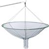 NIDONE Rete da pesca Drop Net, molo pieghevole da 39 pollici, 100 cm | Rete da ponte portatile per carichi pesanti con struttura a doppia linea e apertura per il rilascio del pesce annodabile per