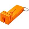 Generic Strumento magnetico per infila mosche, accessorio per pesca a mosca a 4 | Plastica, dimensioni 4,3 cm. Magnetico, 4 scomparti, arancione brillante. Per pesca a mosca, pesca sul ghiaccio