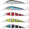 Generic Set da 5 Esche Minnow Affondanti 18,1 cm 42,5 g con Ancorette Rinforzate