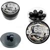RUBBER-STEEL BALLS 20 x S-TYPE Rubber-Steel Balls in 68 caliber - Palle di Gomma e Acciaio di qualità premium per paintball e reballs per allenamento al tiro e difesa personale e domestica in calibro 68