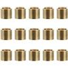 Alasum 15 Pezzi Puntale per Stecca da Biliardo, Ghiera per Stecca da Biliardo in Rame, Oro, Decorazione per Asta Snooker, Facile da Trasportare