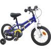 SYDE Bicicletta per bambini, 12 pollici, nera e rossa