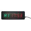 POAHNCU Orari della Palestra, Orologio Timer con Conto alla Rovescia A LED Programmabile, 1,5 Pollici 6 Cifre