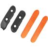 Marchfunny Set di protezioni per forcella riflettenti per scooter elettrico Ninebot serie F (copertura + adesivo)