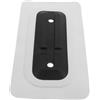 FUNOMOCYA Supporto Pinna Paddle Board Bianco in PVC, Piastra Base per Tavola da Paddle, Resistenza all'Usura e Compatibilità Ampia per Sport Acquatici