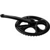 ULTECHNOVO Guarnitura Monovelocità per Bicicletta 42 Denti, per Bici | Acciaio al Carbonio Nero, Doppia Protezione Catena, Montaggio Rapido