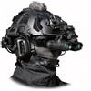 cuguoe Set casco FAST leggero con cuffia e modello binoculare | Kit casco ABS regolabile da 56-60 cm con comunicazioni, luce, occhiali e modello