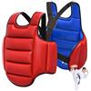 Lcarege Protezione per il corpo da boxe, protezione reversibile per il petto, attrezzatura da sparring regolabile per taekwondo, attrezzatura da allenamento in spugna ·1