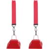 ifundom 2 Pezzi Campanello da Polso per Sostenitori 3 Pollici Rosso in Ferro e Tessuto Cinturino Comodo e Suono Chiaro per Eventi Sportivi e Tifoserie