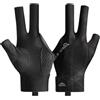 Lastdaytime Guanto da snooker poliestere spandex traspirante Mesh Design (nero sinistro)
