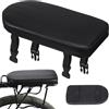 Lcarege Cuscino per sellino per bicicletta, 31 x 14 x 4,1 cm, comodo sedile per mountain bike con bottoni automatici, morbido per mountain bike e trail riding