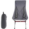 Generic Sedia Pieghevole Portatile Sedia da Campeggio Sedia da Campeggio Pieghevole Leggera con Schienale Alto Sgabello Portatile Compatto per Campeggio all'aperto Viaggi Picnic Escursionismo Sedia