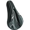 HavenlyCove Coprisella in gel ispessito con base antiscivolo per mountain bike da strada, cuscino per sella traspirante, 29 x 19 cm (grigio)