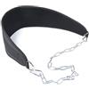 Lcarege Cintura per flessioni, 47 x 15 cm, con anello a D e catena da 88,9 cm, in nylon resistente, per esercizi e bodybuilding