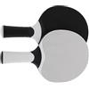 Hemobllo 2 Pezzi Racchetta da Ping Pong Composita in Gomma, Racchetta Ping Pong Indoor, Doppia Faccia in Gomma, Impugnatura Ergonomica, Ridotto, Colori Assortiti, per Gioco Ricreativo