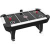 Vente-unique - Biliardo Skyler -L 184 cm x L 96,5 cm x H 81,2 cm - legno - nero