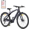ENGWE Bici Elettrica da Uomo con Batteria da 36V 10Ah, Bici Elettrica con supporto di coppia, cambio a 7 velocità con APP e Bluetooth, motore a rotore interno fino a 100km