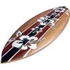 Seestern Sportswear FBA_1863a - Tavola da surf, in legno, lunghezza 50 cm, motivo: aerografo, surf, surf, surf