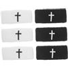 Luxshiny 6 Fasce antisudore per Braccia e Polsi, Fasce Incrociate per bicipiti in Spandex, per Giocatori di Basket, ultraleggere, 6 Pezzi