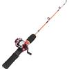 Hamwesh Combo Canna da Pesca e Mulinello per Ghiaccio, 55,9 Cm Carbon | Mulinello da pesca sul ghiaccio con lenza, 10 ganci, paletta, scatola portaoggetti, attrezzatura invernale per la pesca sul