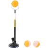 MUSISALY Allenatore di Rimbalzo per Ping Pong, Dispositivo di Rimbalzo da Tennis Tavolo con Base a Ventosa Stabile, PVC e Lega di Alluminio, Nero, per Allenamento Indoor in Ufficio,