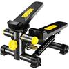 asdchZen Mini stepper per scale da fitness, portatile, per esercizi di fitness, con display LCD e comodi pedali