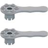 JEWEDECO Chiave per Valvola Gommone Gonfiabile in PVC 2 Pezzi