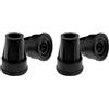 PEPE Mobility Gommini per Stampelle e Bastoni 17-19 mm, Nero (4 pz)