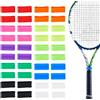 SUPERFINDINGS 40 elastici in silicone per racchetta da tennis, 10 colori, antiscivolo, buona elasticità, per badminton, squash, mazza da baseball