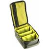 Baoblaze Borsa da Pesca Custodia Organizer Sacca Tackle Borsa Attrezzatura con Scomparti Regolabili Protezione Antiurto Fodera Morbida Materiale Resistente