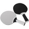HOLIDYOYO 2 Pezzi Racchetta da Ping Pong Paddle da Tennis da Tavolo, in Gomma Composita Bilaterale, Lavabile, Manico Ergonomico, Leggero, Colori Assortiti, per Interno e Patio