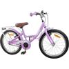 SYDE Bicicletta per bambini da 18 pollici, per 5-7 anni, viola