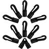 TOPBATHY 12 Pezzi Gancio Terminale per Corda Elastica, Accessorio Kayak, | Barca e Canoa, Resistente All'acqua, Evita Ruggine e Corrosione