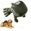 Generico Massaggiatore Cani Portatile, Massaggiatore Elettrico Rilassante Per Animali Funzione Riscaldamento Delicato, Ricarica Wireless Comando Pulsante Singolo, Adatto Cani Gatti (Verde)