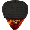 Fender Mojo Grip Picks, Zelluloid, Größe M, 3er-Pack, Schildpatt