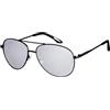 O'Neill Men's Polarized Sunglasses - Matte black/Solid smoke with silver flash Lens - ONPOHNPEI2.0-004Psize 59-15-145mm…